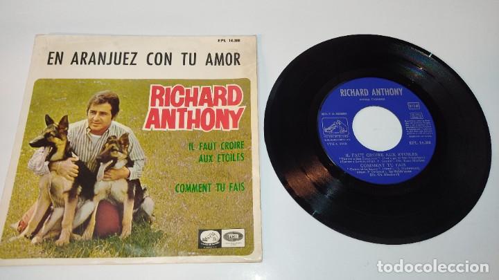 Discos de vinilo: Richard Anthony - En Aranjuez Con Tu Amor (7&rdquo;, EP) - Foto 1