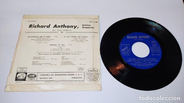 Discos de vinilo: Richard Anthony - En Aranjuez Con Tu Amor (7&rdquo;, EP) - Foto 2