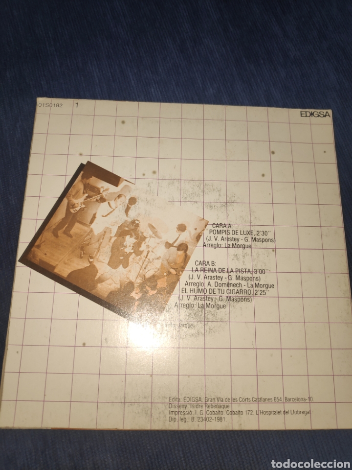 Discos de vinilo: Vinilo single EP - La Morgue - Pompis de Luxe - Foto 2