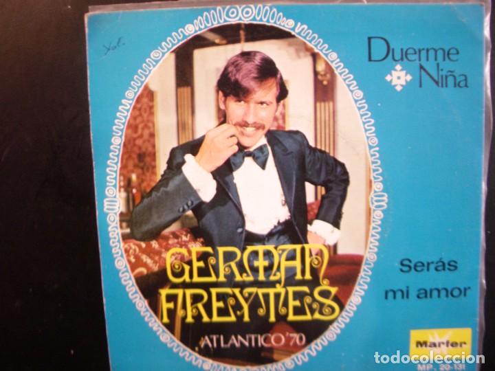 Discos de vinilo: GERM&Aacute;N FREYTES- DUERME NI&Ntilde;A, SINGLE - Foto 2