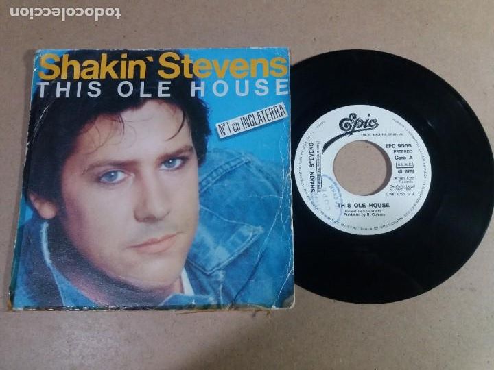 Discos de vinilo: SHAKIN STEVENS / THIS OLE HOUSE / SINGLE 7 PULGADAS - Foto 1
