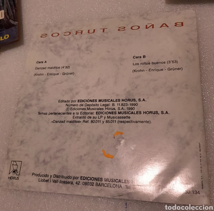 Discos de vinilo: Ba&ntilde;os turcos - Danzad malditos - Foto 2
