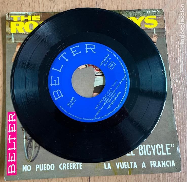 Discos de vinilo: THE ROCKING BOYS, Bicycle - Foto 3