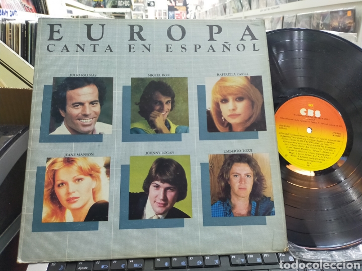 Disques de vinyle: Europa canta en espa&ntilde;ol LP Venezuela 1980