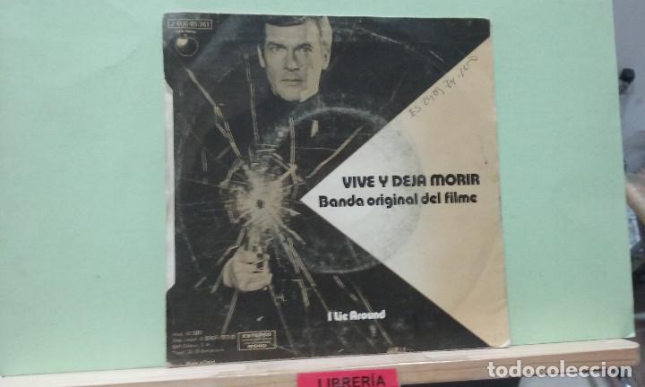 Discos de vinilo: Wings. BSO vive y deja morir. Apple Records 1973 -- Single - Foto 2