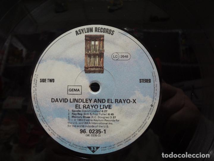 Discos de vinilo: DAVID LINDLEY AND EL RAYO-X - EL RAYO LIVE - Foto 9