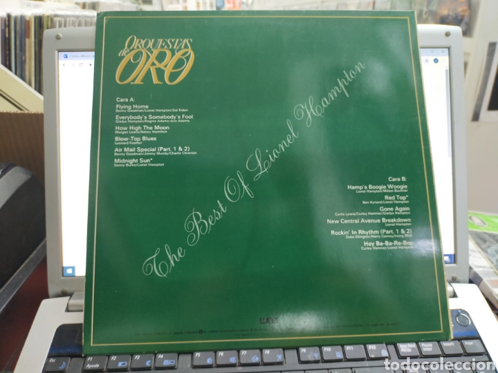 Discos de vinilo: Lionel hampton LP orquestas de oro Espa&ntilde;a 1981 - Foto 2