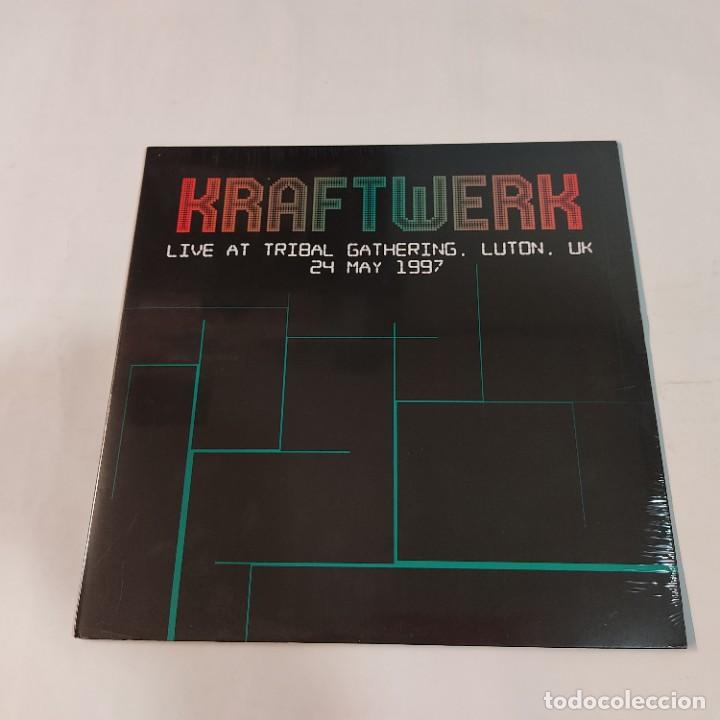 Vinyl-Schallplatten: 0122- KRAFTWERK LIVE AT LIVE AT TRIBAL GATHERING LUTON UK 24 MAY 1997 VIN LP NEW PRECINTED