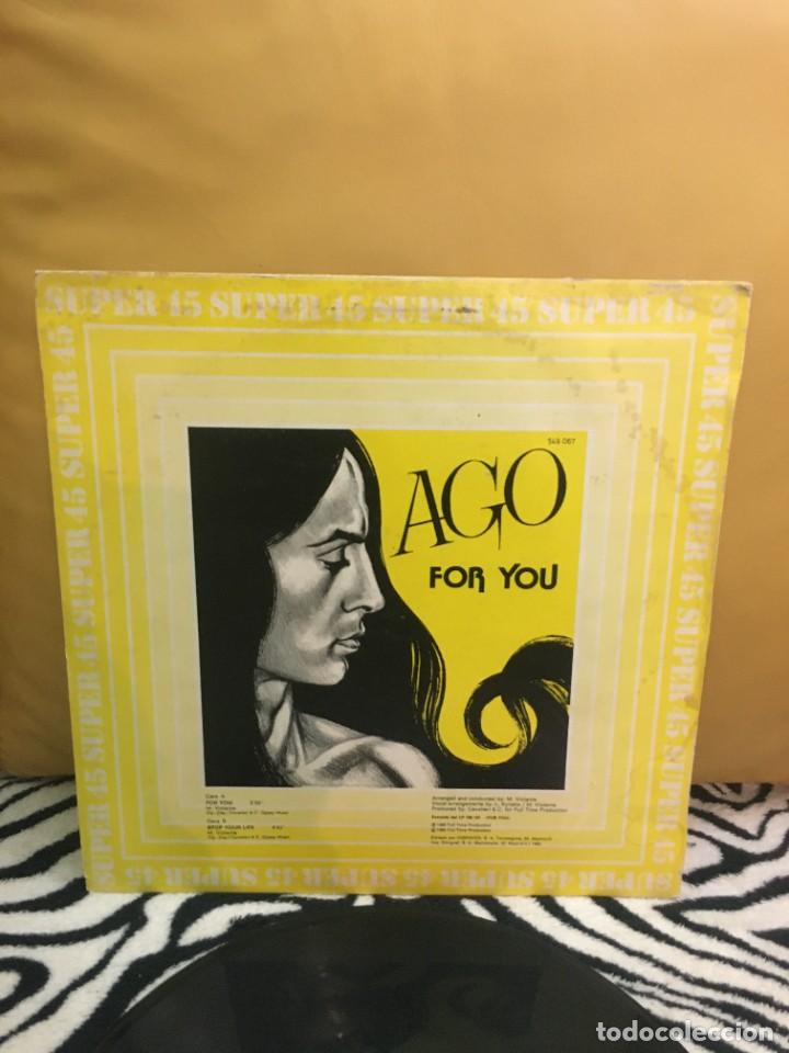 Discos de vinilo: Ago &lrm;&ndash; For You / Stop Your Life - Foto 3