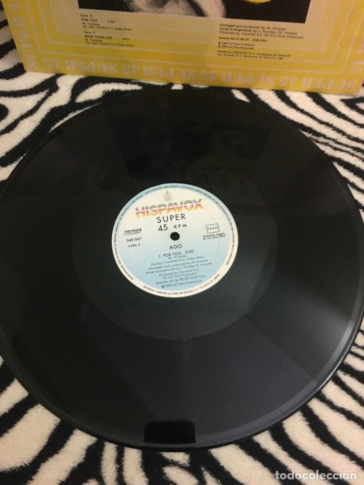 Discos de vinilo: Ago &lrm;&ndash; For You / Stop Your Life - Foto 5