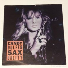Discos de vinilo: CANDY DULFER ‎– SAXUALITY (SUPER SAX RADIOMIX) / HOME IS NOT A HOUSE , EUROPE 1990 ARIOLA. Lote 315389823