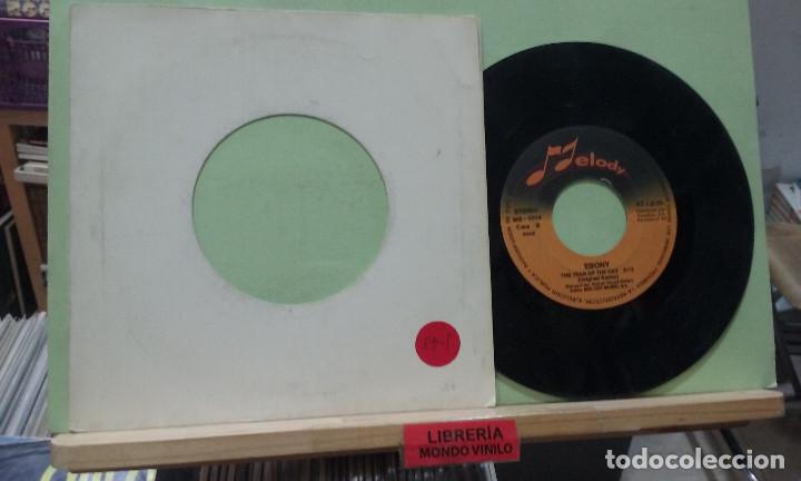 Discos de vinilo: Ebony. Tecno-hause-remix. Melody 1992 -- Single - Foto 1