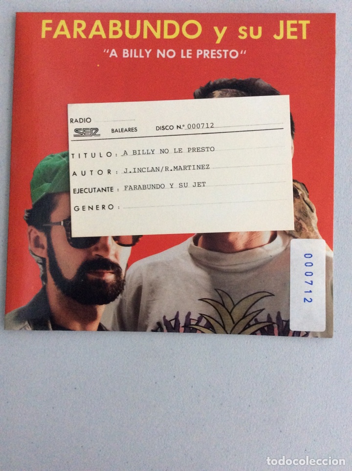 Discos de vinilo: Farabundo y su jet. A Billy no le presto. - Foto 3