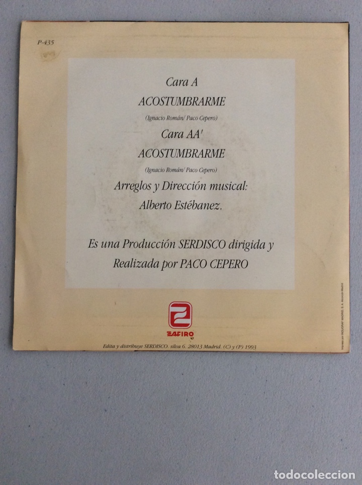 Discos de vinilo: Mar&iacute;a Vidal. Amar so&ntilde;ando. - Foto 2