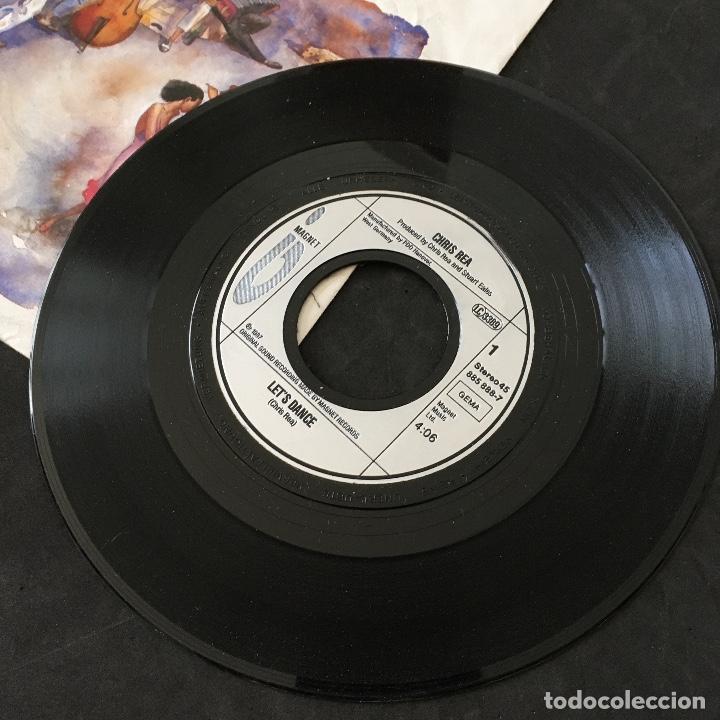 Discos de vinilo: VINILO SINGLE - CHRIS REA LETS DANCE - 885 888-7 MAGNET 1987 - Foto 3
