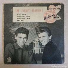 Discos de vinilo: THE EVERLY BROTHERS - ADIOS AMOR (BYE BYE LOVE) +3 RARO EP ESPAÑOL DE 1959 LABEL NEGRO VG+. Lote 315465673