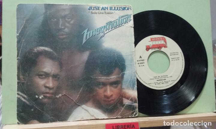 Discos de vinilo: Imagination. Red bus 1982 -- single - Foto 1