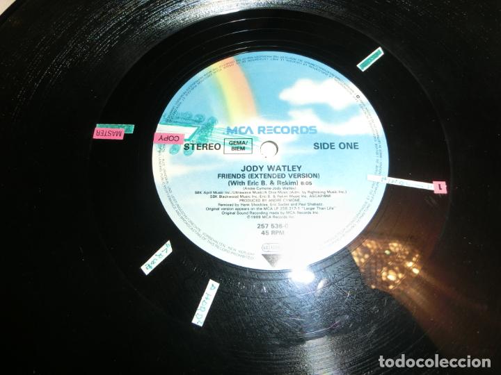 Discos de vinilo: JODY WATLEY & ERIC B.& RAKIM - FRIENDS - Foto 3
