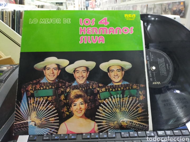 Disques de vinyle: Lo mejor de los 4 hermanos Silva LP Chile 1976