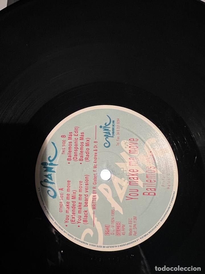 Discos de vinilo: SPANIC - You Make Me Move - Bailemos M&aacute;s. Maxi Single - Foto 4