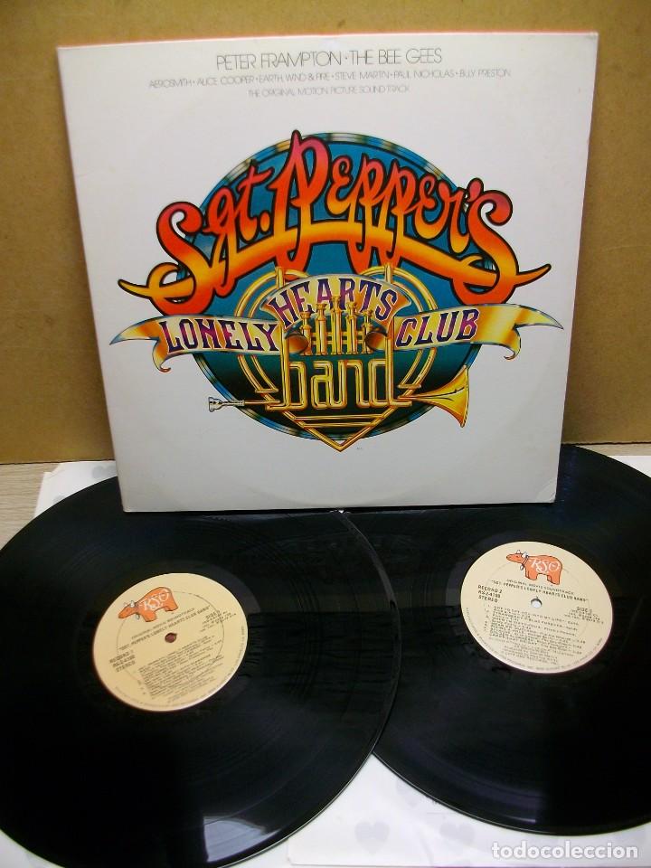 Discos de vinilo: Sgt. Pepper's Lonely Hearts Club Band PERTER FRAMPTON- THE BEE GEES VINYL 2 LP