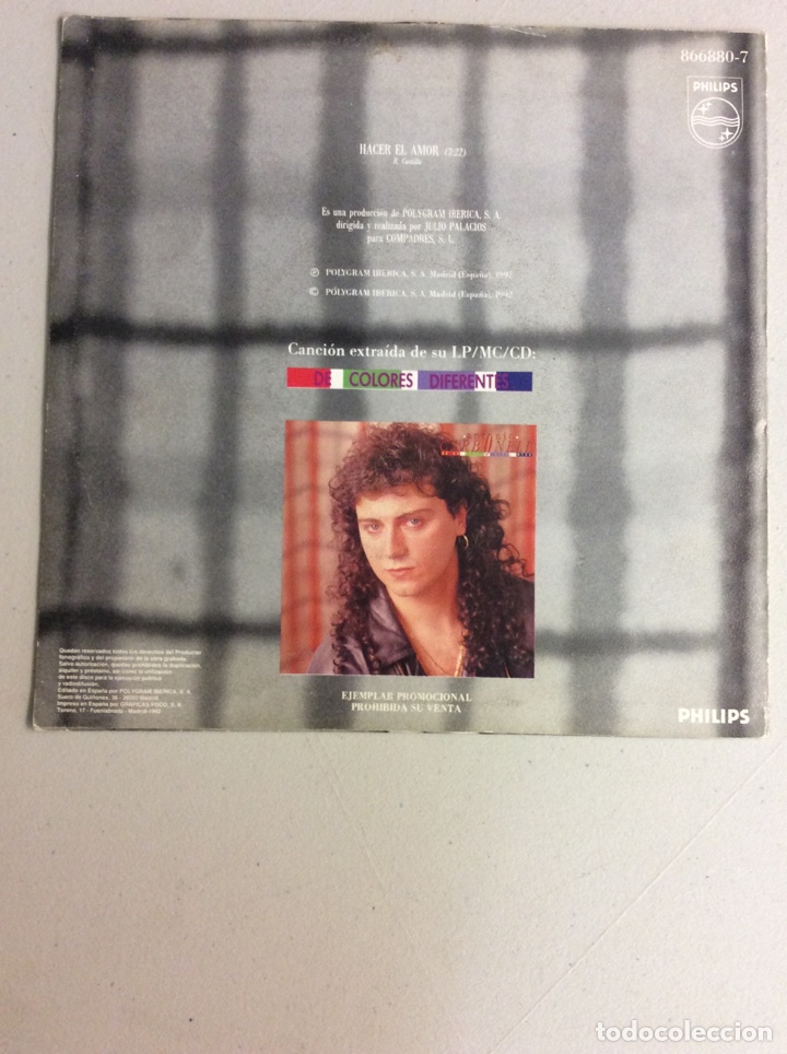Discos de vinilo: Antonio Carbonell. Hacer el amor. - Foto 2