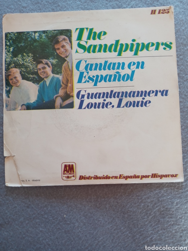 Discos de vinilo: The Sandpipers-guantanamera..disco vinilo single - Foto 2