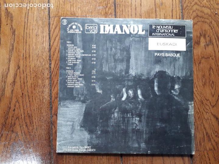 Discos de vinilo: Imanol - .... orain borrokarenean - Foto 4