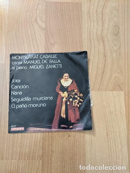 Discos de vinilo: SINGLE MONTSERRAT CABALLE - Foto 1