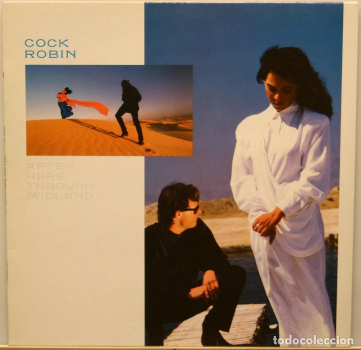 Discos de vinilo: COCK ROBIN after here through midland LP CBS 1987 - Foto 1