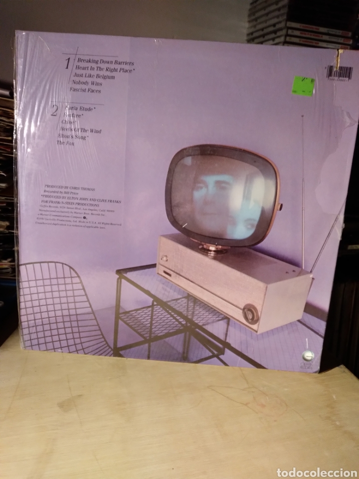 Discos de vinilo: Vinilo - ELTON JOHN &rdquo;THE FOX&rdquo; US.81 - Foto 2