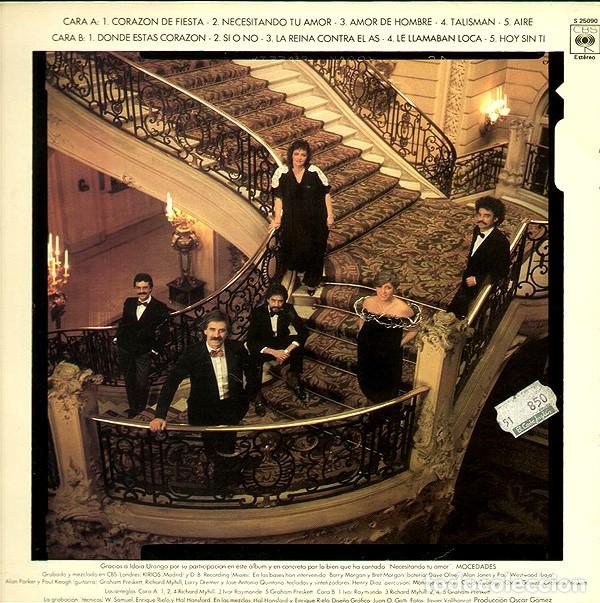 Discos de vinilo: MOCEADES. AMOR DE HOMBRE. LP 1982. - Foto 2