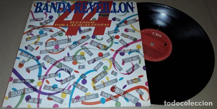 Disques de vinyle: LP - BANDA REVEILLON - 44 SUCESSOS PARA AS SUAS FESTAS - REVEILLON