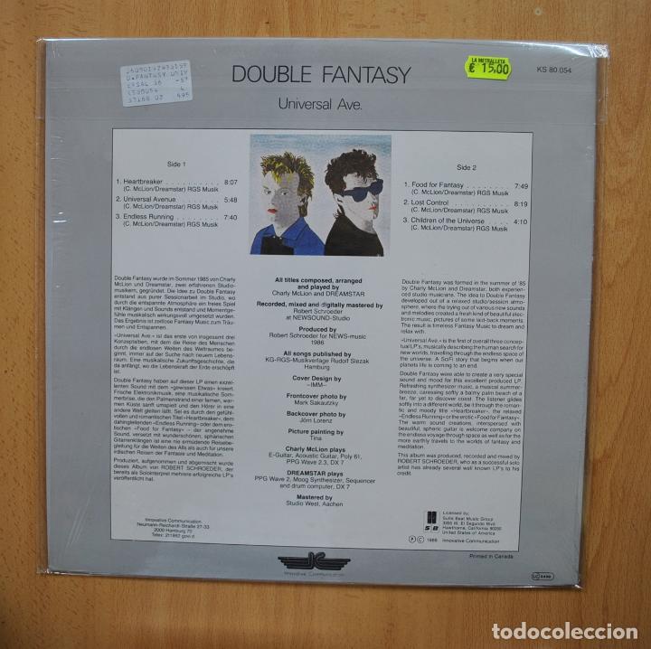 Discos de vinilo: DOUBLE FANATSY - UNIVERSAL AVE - LP - Foto 2
