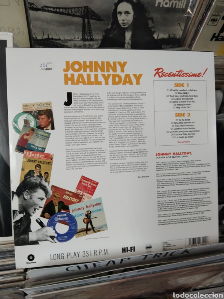 Discos de vinilo: Johnny hallyday recentissime - Foto 2