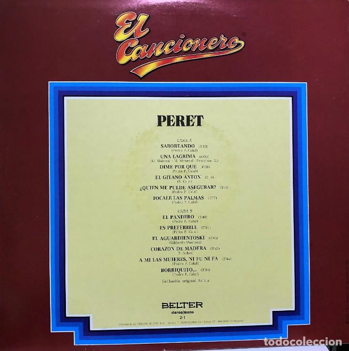 Discos de vinilo: Peret &ndash; Peret - El Cancionero - Vinilo, LP, Compilation - Foto 2