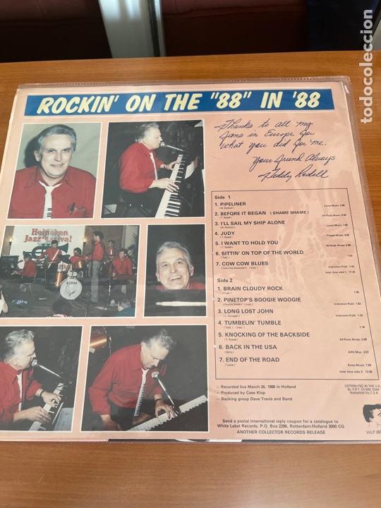 Discos de vinilo: Teddy Redell - Rocking on the 88 - Foto 2
