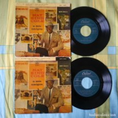 Discos de vinilo: NAT KING COLE - A MIS AMIGOS - LOTE CON LOS 2 EP'S PUBLICADOS EN ESPAÑA EN 1959 Y 1960 VER FOTOS. Lote 315879158
