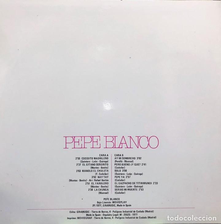 Discos de vinilo: Pepe Blanco &ndash; Pepe Blanco - Vinilo, LP, Compilation - Foto 2