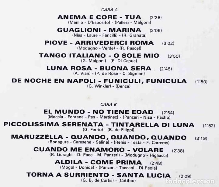 Discos de vinilo: LP Ecos de Italia - George Kroy - Foto 3