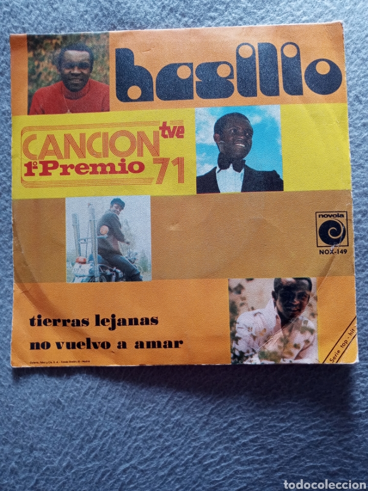 Discos de vinilo: Basilio-tierras lejanas..disco vinilo single. - Foto 2