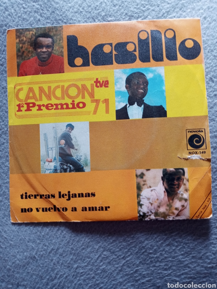 Discos de vinilo: Basilio-tierras lejanas..disco vinilo single. - Foto 1
