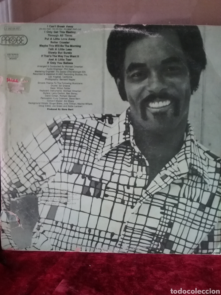 Discos de vinilo: CHUCK JACKSON 1974 Probe Records .Copia Spain - Foto 2