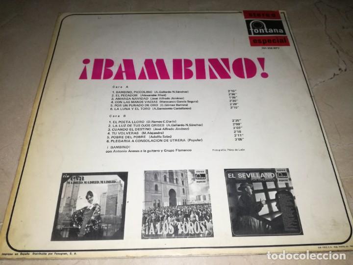 Discos de vinilo: BAMBINO-ORIGINAL A&Ntilde;O 1969 - Foto 2