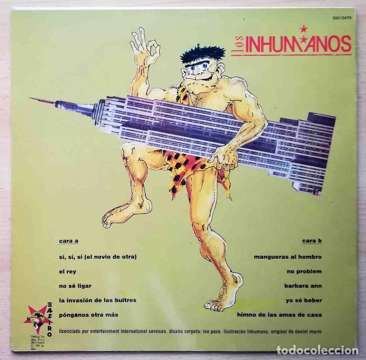 Discos de vinilo: LP Los Inhumanos - No Problem - Foto 2