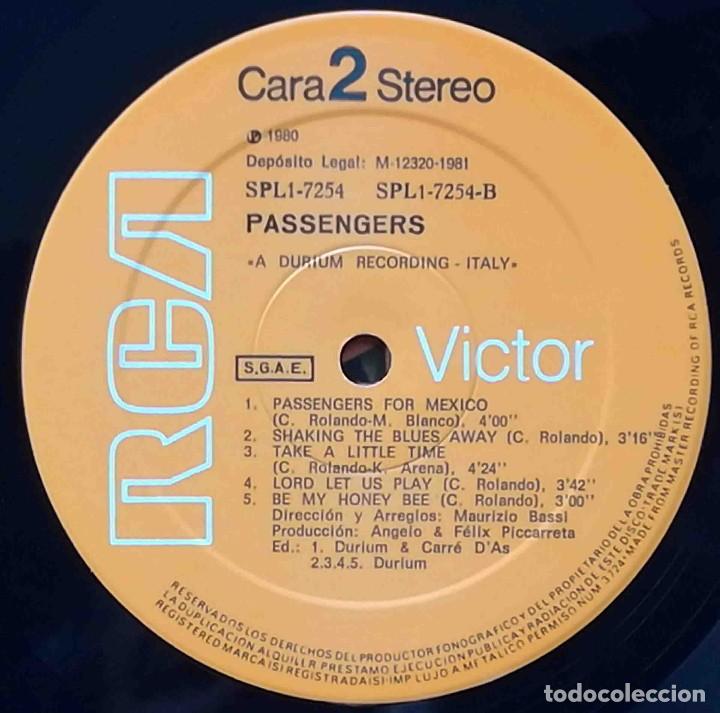 Discos de vinilo: LP Passengers Dance Music - RCA V&iacute;ctor 1981 - Impecable. - Foto 4