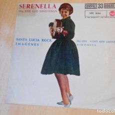 Discos de vinilo: SERENELLA, EP, SANTA LUCIA ROCK + 3, AÑO 1961. Lote 316192783