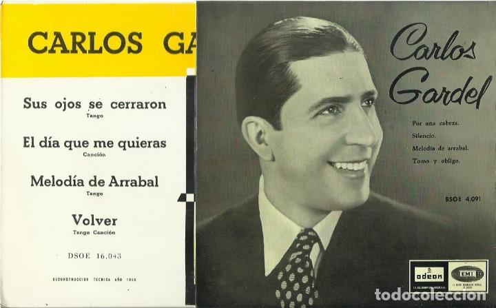 Discos de vinilo: 3 DISCOS DE CARLOS GARDEL - Foto 1