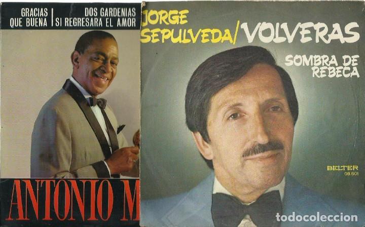 Discos de vinilo: EP DE ANTONIO MACH&Iacute;N + SINGLE DE JORGE SEP&Uacute;LVEDA - Foto 1