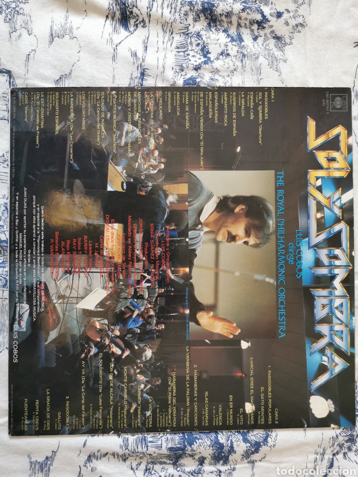 Discos de vinilo: Disco Luis Cobos sol y sombra pasodobles - Foto 2